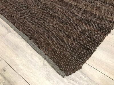 Turkish Leather Hand Woven 8x10