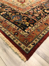 India Tabriz Hajijalili Hand Knotted Wool 12x15