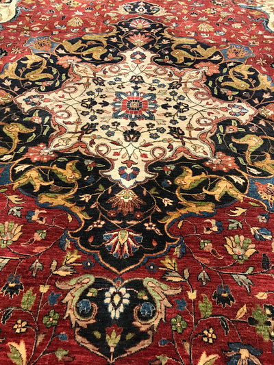 India Tabriz hajijalili Hand Knotted Wool 12x15