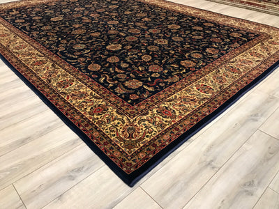 India Sarouq Hand Knotted Wool 9x12