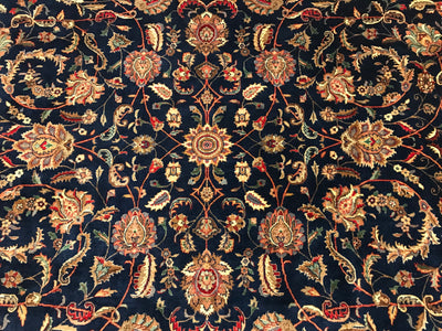 India Sarouq Hand Knotted Wool 9x12