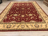 India Ziegler Hand Knotted Wool 9x12