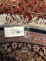 Persian (Iran) Tabriz Mahi Hand Knotted Wool & Silk 7x7