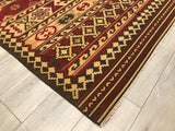 Pakistan Killim Hand Woven Wool 8x11