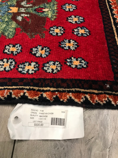 Pakistan Chobi Hand Knotted Wool 1.6x2.0