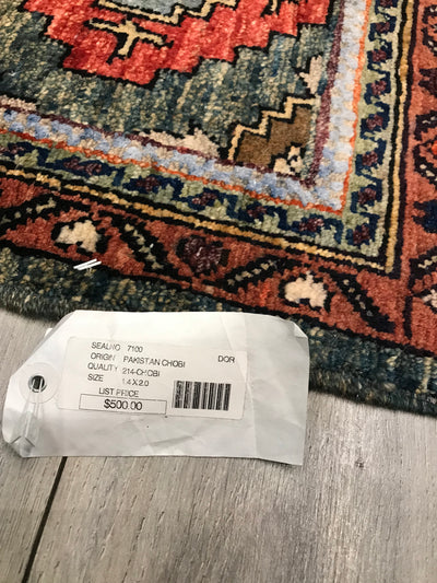 Pakistan Chobi Hand Knotted Wool 1.6x2.0