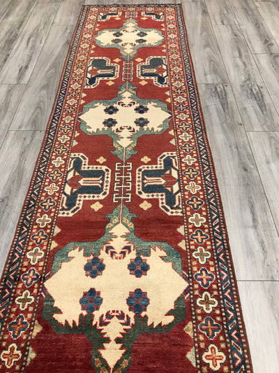 Pakistan Kazak Hand Knotted Wool 3x10