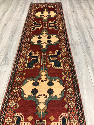 Pakistan Kazak Hand Knotted Wool 3x10