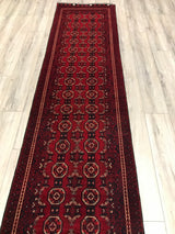 Afghanistan  Turkman Hand Knotted Wool 3x10