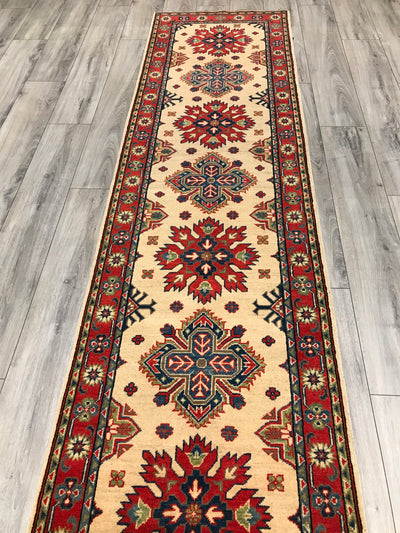 Pakistan Kazak Hand Knotted Wool 3x10