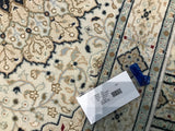 India Tabriz Hand Knotted Wool & Silk 3x12