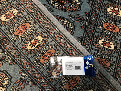 Pakistan Bokara Hand Knotted Wool 3 X 12