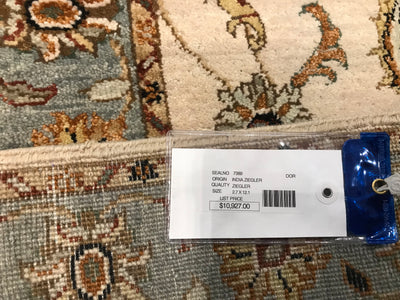 India Ziegler Hand Knotted Wool 3x12