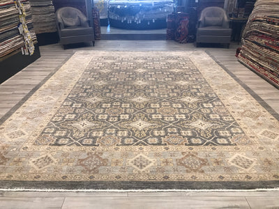 Pakistan Ziegler Hand Knotted Wool 10x14