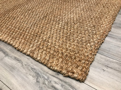 India Hand Woven Natural Jute 8x10