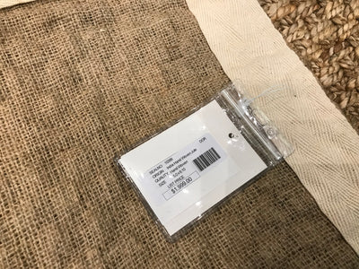 India Hand woven Natural Jute 5x7