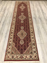 India Tabriz Mahi Hand Knotted Wool & Silk 3x10