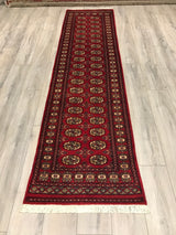 Pakistan Bokarah Hand Knotted Wool 3x10