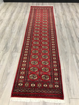 Pakistan Bokarah Hand Knotted Wool 3x10