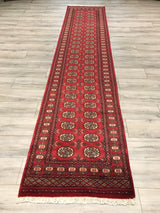 Pakistan Bokarah Hand Knotted Wool 3x12