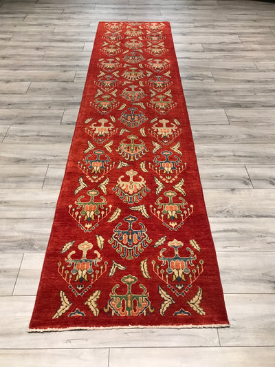 Pakistan Kazak Hand Knotted Wool 3x11