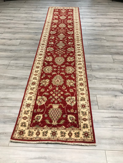 Pakistan Ziegler Hand Knotted Wool 3x12