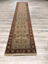 India Luxor Hand Knotted Wool 3x12