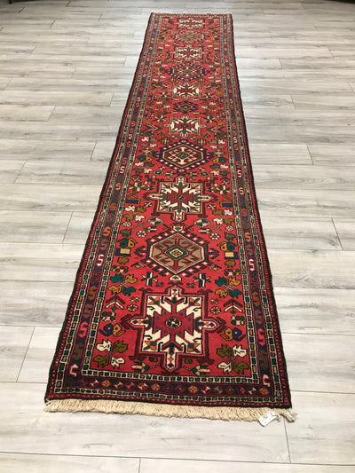 Persian Garache Hamedan Hand Knotted Wool 3x12