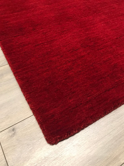 India Hand Loom Wool Red 3x13
