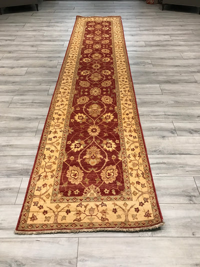 Pakistan Chobi Hand Knotted Wool 3x12