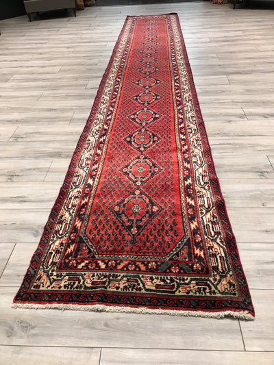 Persian Hamedan Hand Knotted Wool 3x15