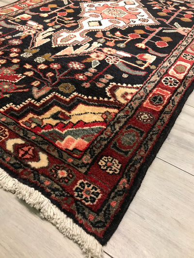Persian Hamedan Hand Knotted Wool 3x22