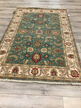 India Ziegler SultanAbad Hand Knotted Wool 4x6
