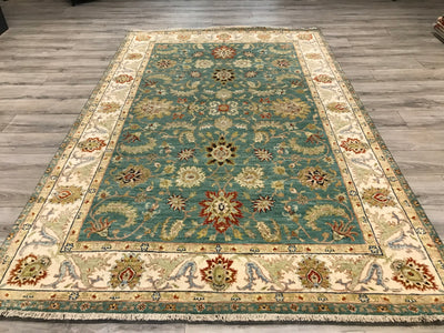 India Ziegler SultanAbad Hand Knotted Wool 6x9