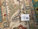India Ziegler SultanAbad Hand Knotted Wool 6x9