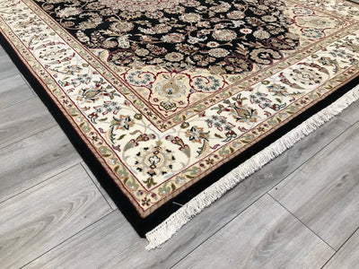India Nain Hand Knotted Wool & Silk 6x9