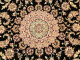 India Nain Hand Knotted Wool & Silk 8x10