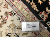 India Nain Hand Knotted Wool & Silk 8x10