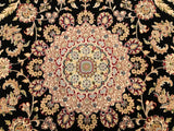 India Nain Hand Knotted Wool & Silk 9x12