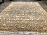 India Classical Collection Hand Knotted Wool & Silk 9x12
