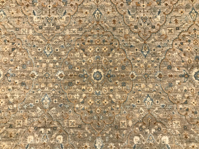 India Classical Collection Hand Knotted Wool & Silk 9x12