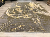 India HDFR Modern Hand Knotted Wool 9x12