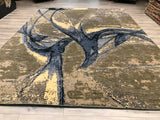 India New HDFR Modern Hand Knotted Wool 9x12