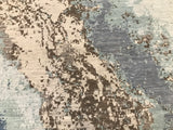 India New HDFR Madern Hand Knotted Wool 9x12