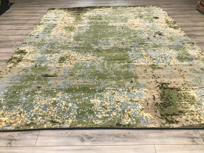 India New HDFR Modern Hand Knotted Wool 8x10