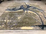 India New HDFR Modern Hand Knotted Wool 8x10