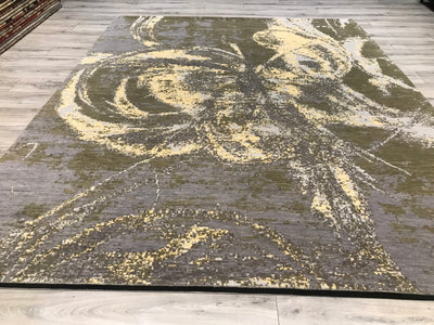 India New HDFR Modern Hand Knotted Wool 8x10