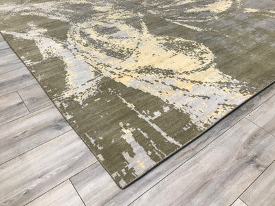 India New HDFR Modern Hand Knotted Wool 8x10