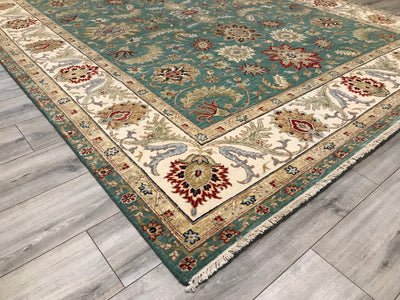 India Ziegler SultanAbad Hand Knotted Wool 8x10