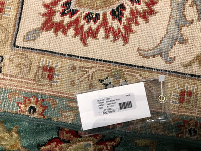 India Ziegler SultanAbad Hand Knotted Wool 8x10